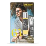 Pachet Parfum Caravan Fragancias No 61, 150ml + 30ml, Seductor Amaderada, Barbati