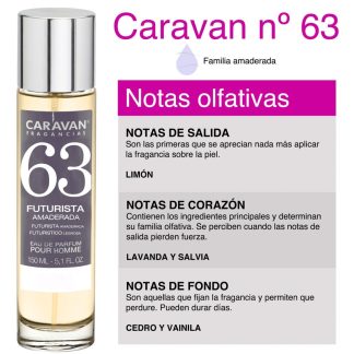Caravan Fragancias No. 63, Futurista Amaderada, 150ml