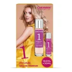Pachet Cadou Apă de Parfum Caravan Fragancias No. 1, Romantica Oriental, 150ml + 30ml, Femei