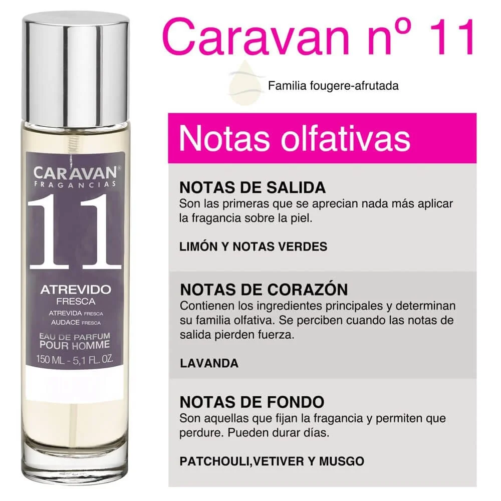 caravan fragancias no. 11, atrevido fresca, bărbați 2 Caravan Fragancias No. 11, Atrevido Fresca, Bărbați - imagine 2