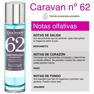 Caravan Fragancias No. 62, Bărbați, Misterioso Amaderada