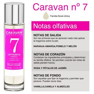 Caravan Fragancias No. 7, Optimista Fresca, Femei