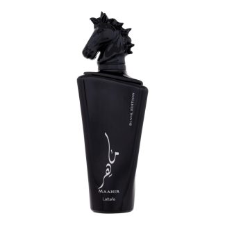 Apa de parfum Maahir Black Edition, Lattafa, Barbati, 100ml