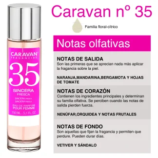 Caravan Fragancias No. 35, Femei, Sincera Fresca