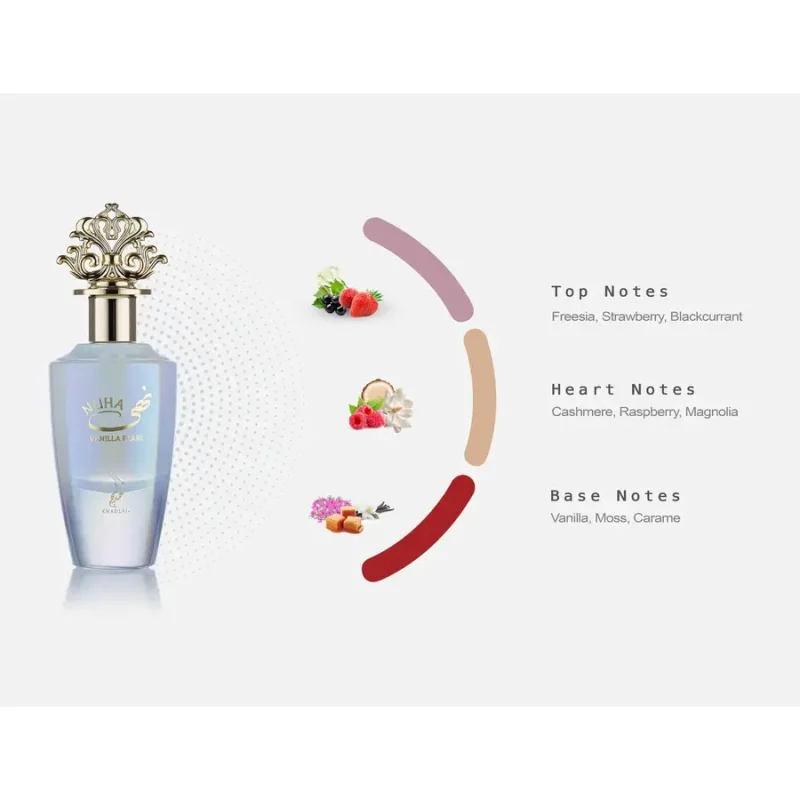 Nuha Vanilla Pearl, Khadlaj, 85ml, EDP