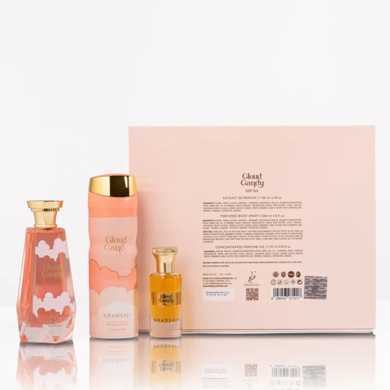 Cloud Candy Gift Set, Khadlaj, 100 ml, EDP