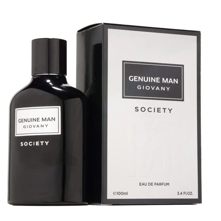 Genuine Man Giovany Society, Fragrance World, Bărbați, 100ml