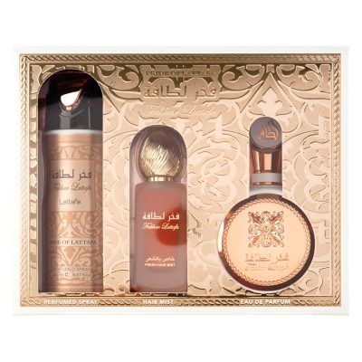 Set Lattafa Fakhar Women 3 pcs, Lattafa, 100ml