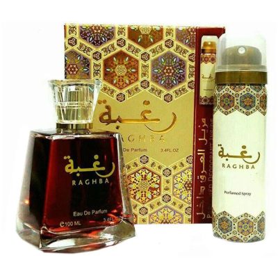Set Lattafa Raghba + Deodorant Spray, Lattafa, 100ml