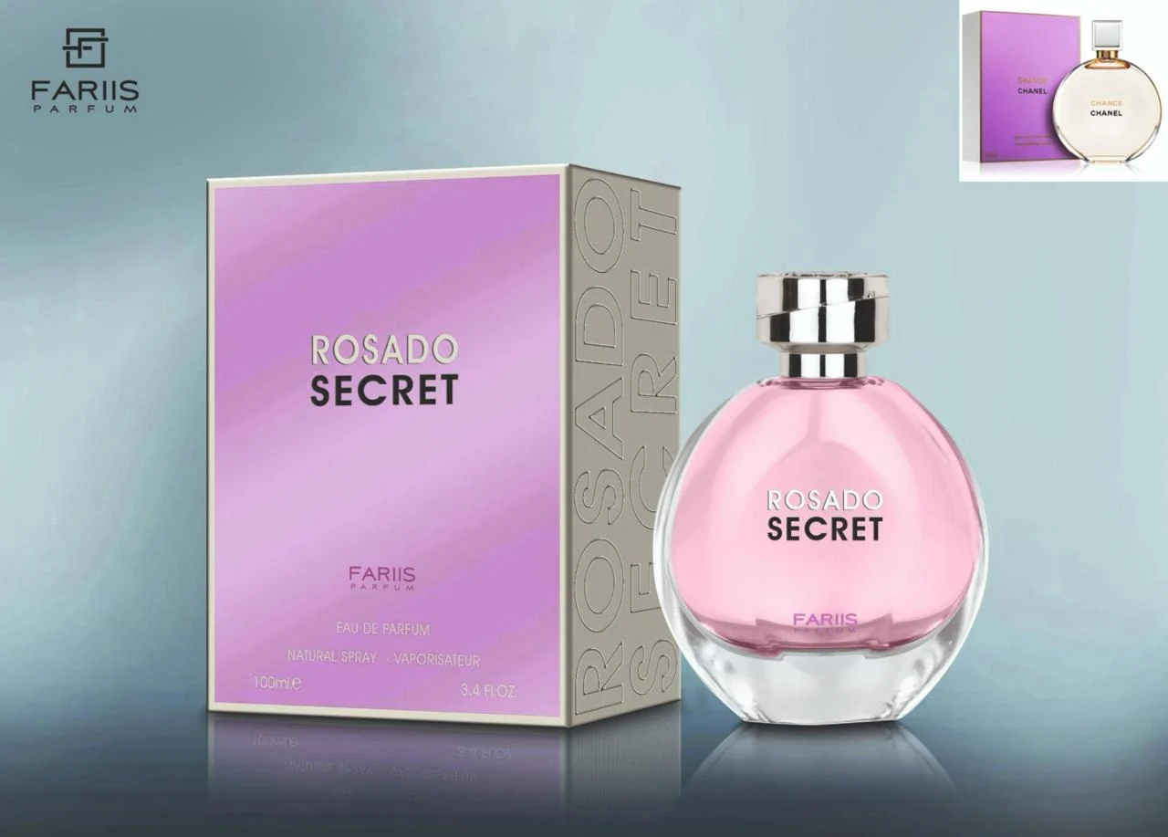 rosado secret, fariis, 100 ml edp 4 Rosado Secret, Fariis, 100 ml EDP - imagine 4