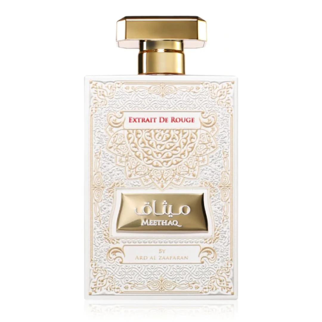 meethaq extrait de rouge, ard al zaafaran, 100 ml edp 1 Meethaq Extrait de Rouge, Ard Al Zaafaran, 100 ml EDP