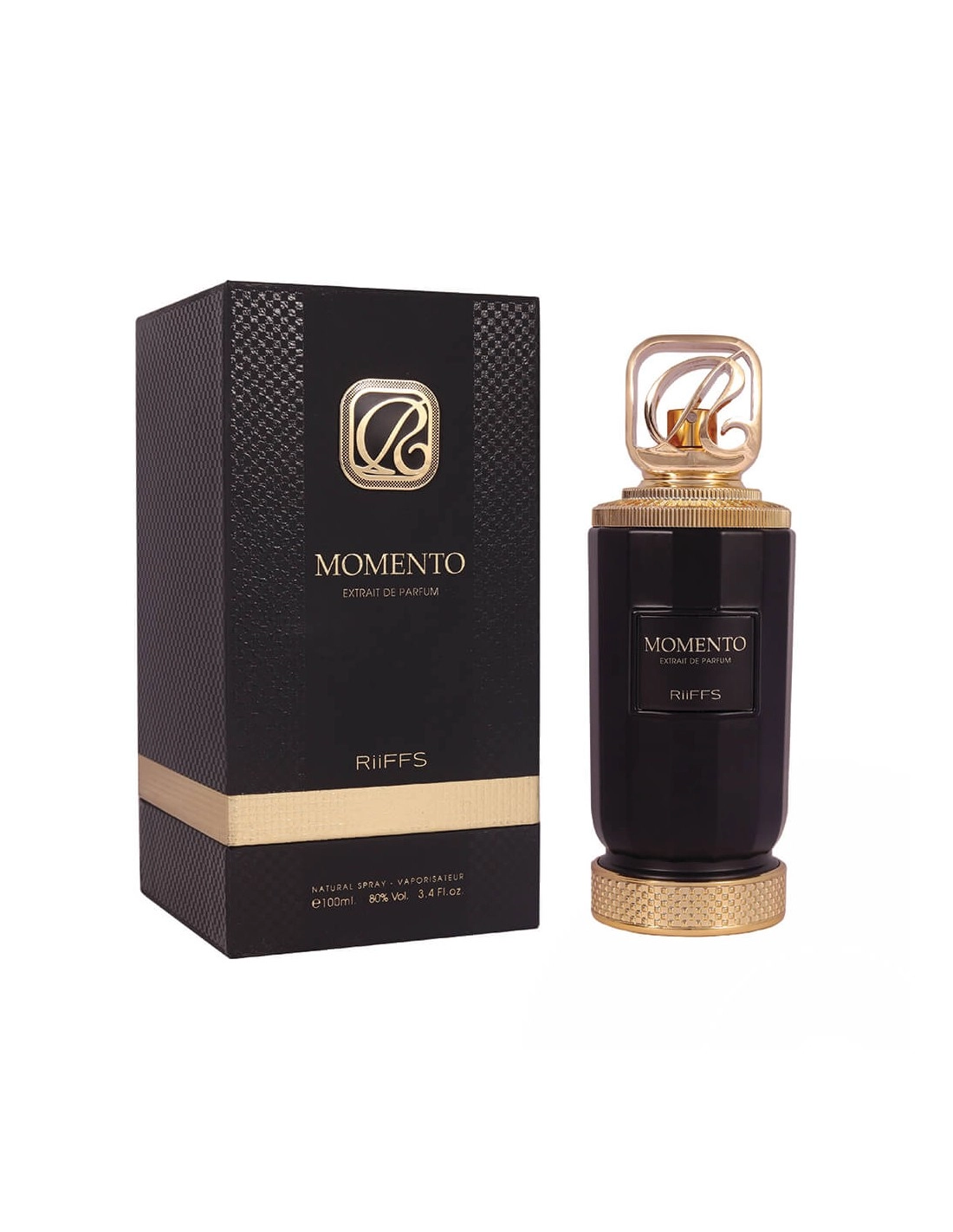 extrait de parfum momento, riiffs, unisex - 100ml 3 riffs-momento