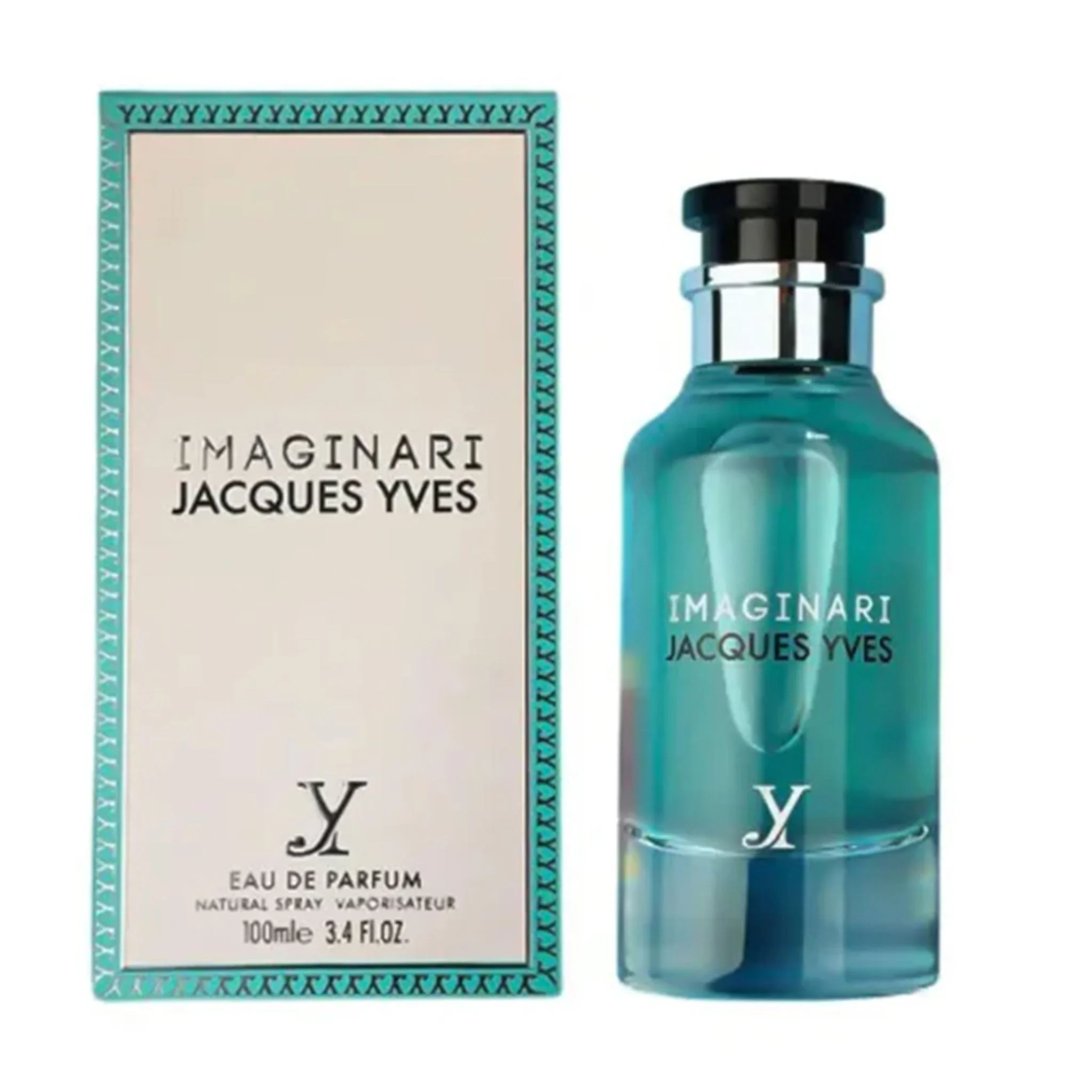jacques yves imaginari, fragrance world, bărbați, 100ml 3 Jacques Yves Imaginari Fragrance World apă de parfum bărbați 100 ml – flacon și cutie