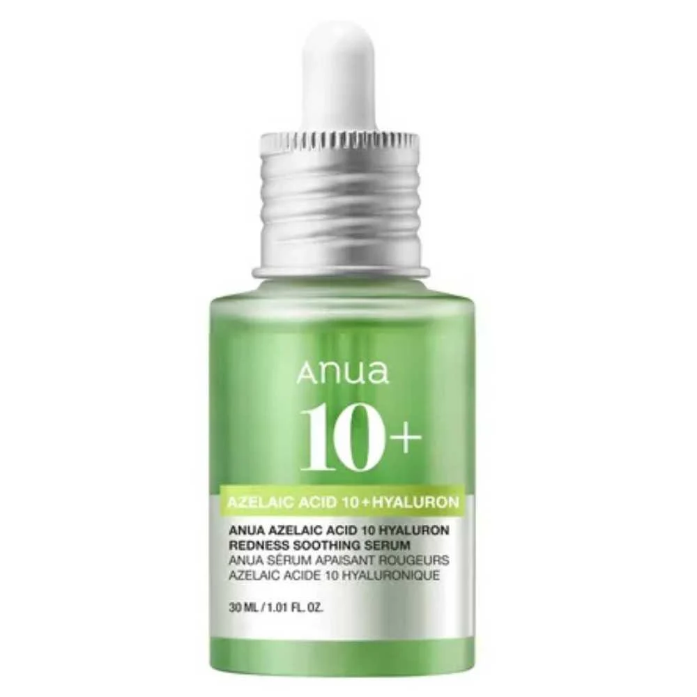 anua, azelaic acid 10, acid azelaic 10 + hialuron, calmant pentru roșeață, ser, pentru față, 30 ml 1 Anua, Azelaic Acid 10, Acid azelaic 10 + Hialuron, Calmant pentru roșeață, Ser, Pentru față, 30 ml