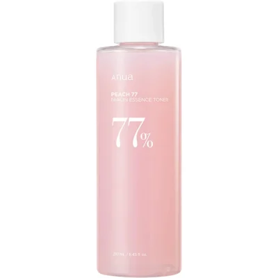 Anua, Peach 77%, Niacinamidă, Luminare, Loțiune tonică, Pentru față, 250 ml