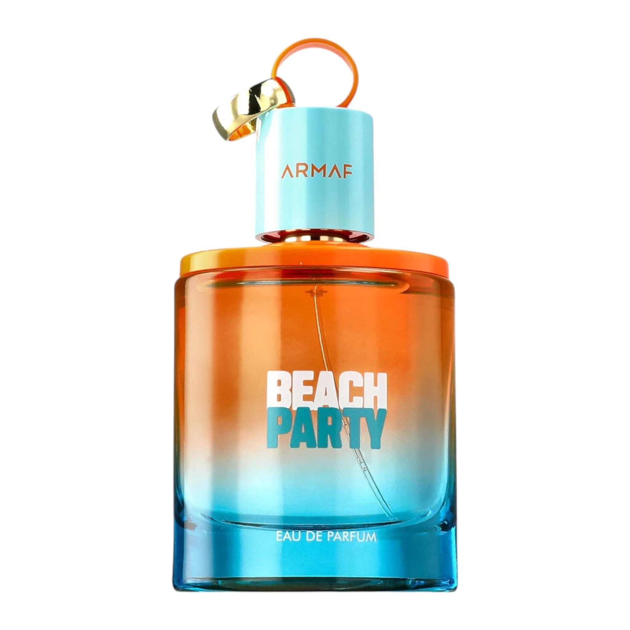 beach party, armaf, femei, 100ml 2 Beach Party Armaf apă de parfum femei 100 ml – flacon pe fundal alb