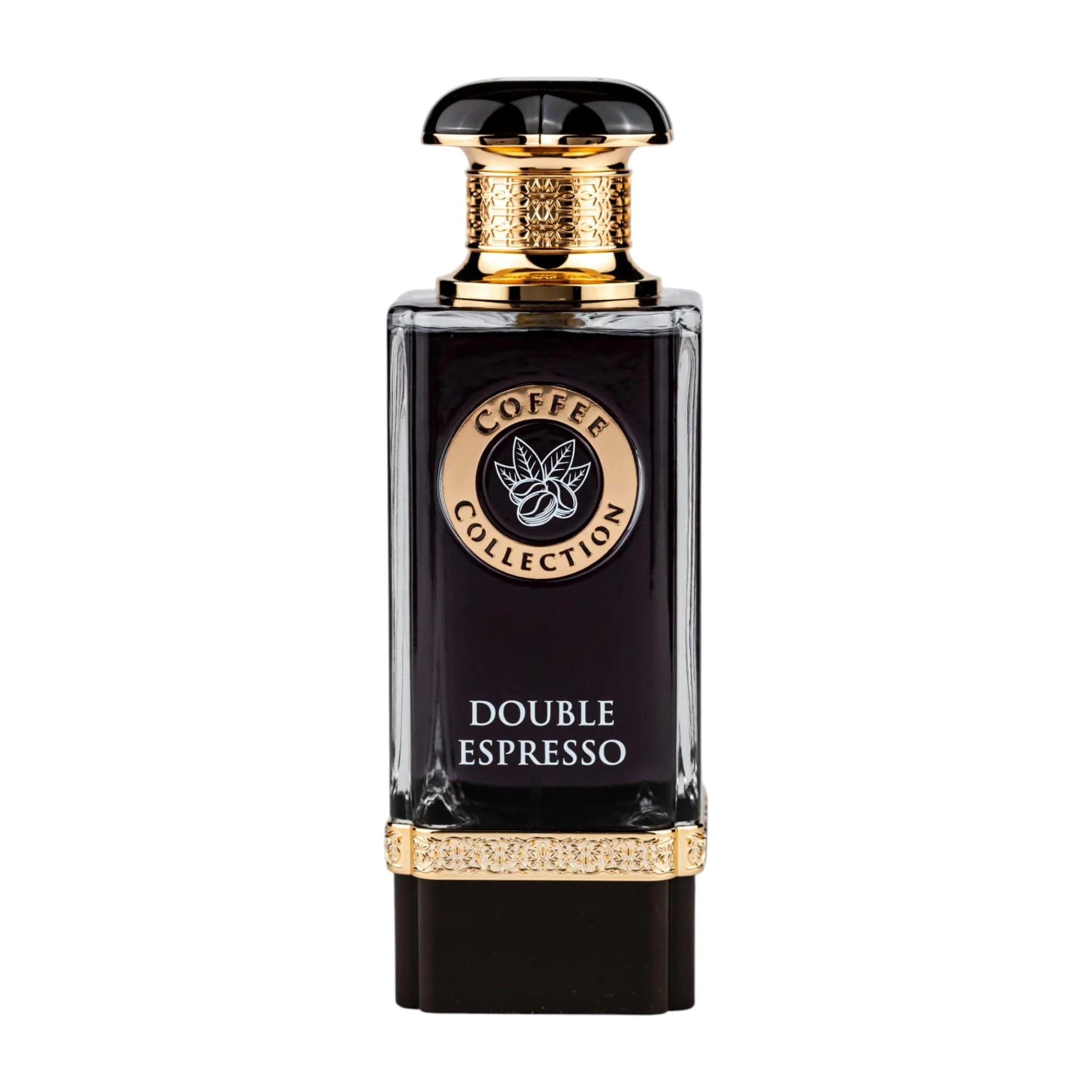 double espresso, fragrance world, unisex, 100ml 3 Double Espresso Fragrance World apă de parfum unisex 100 ml – flacon, vedere frontală